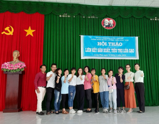 The survey team in Soc Trang Province