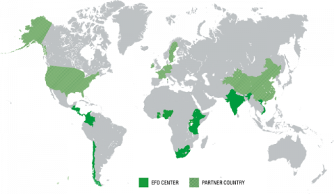 EfD Map