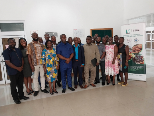 The workshop supports EfD Ghana’s commitment to engaging stakeholders throughout the research process