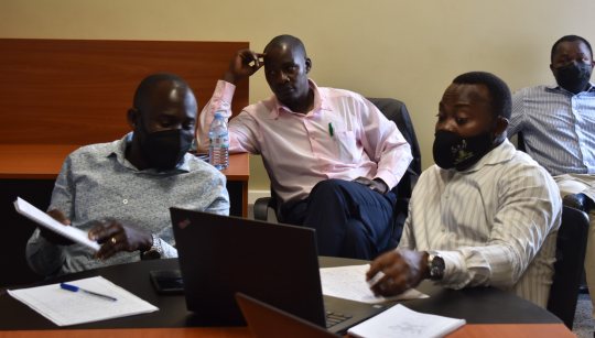 A section of the EfD-Mak research fellows attending the meeting: Photo: EfD-Mak centre